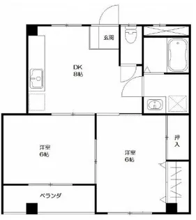 メゾン石谷【3階】の間取り