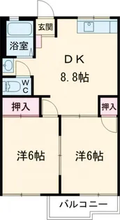 ガーデンハウス【2階】の間取り