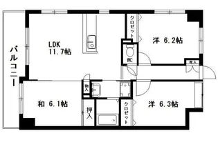 ヴィラスペランツァ【2階】の間取り