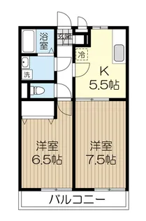 アムール しらぎく【2階】の間取り