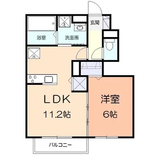 TーHawk【1階】の間取り