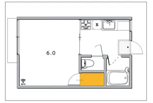メゾンハゴロモ【1階】の間取り