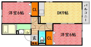 広島県広島市安佐南区伴東5【アパート】の間取り