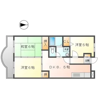 メゾン彩づつみ【3階】の間取り