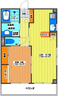 エリート【1階】の間取り