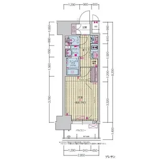 愛知県名古屋市中区千代田3【マンション】の間取り