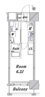 コンシェリア・デュー池袋【2階】の間取り