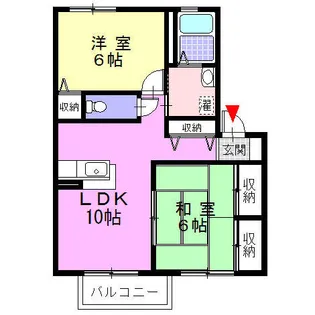 神奈川県足柄上郡大井町金子【アパート】の間取り