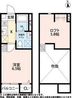 CHEERLIVE 仙台幸町【2階】の間取り