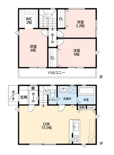 岐阜県岐阜市則武【一戸建】の間取り