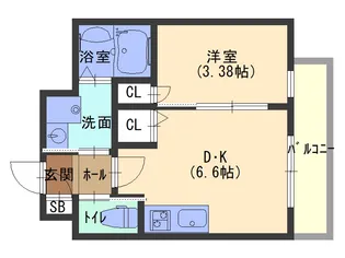 st.Residence深草【1階】の間取り