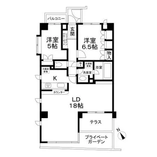マートルコート代々木公園【1階】の間取り