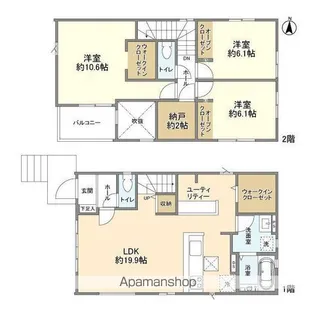 千葉県千葉市若葉区小倉台7【一戸建】の間取り
