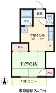 東京都墨田区太平1【マンション】の間取り