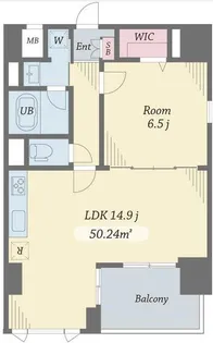エルシノア住吉【9階】の間取り