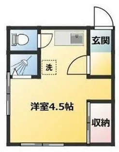 金子荘【2階】の間取り