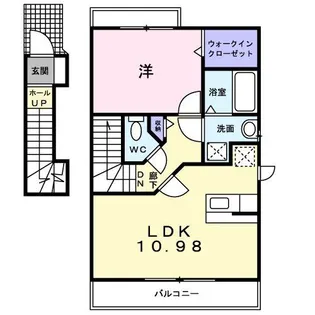 シティーブリーズ【2階】の間取り