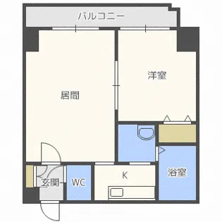 北海道札幌市中央区南十二条西12【マンション】の間取り