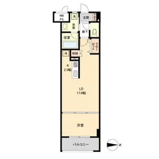 BPRレジデンス金山【10階】の間取り