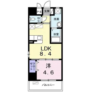 沖縄県那覇市久米2【マンション】の間取り
