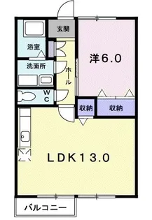 メゾンエレガントIII【1階】の間取り