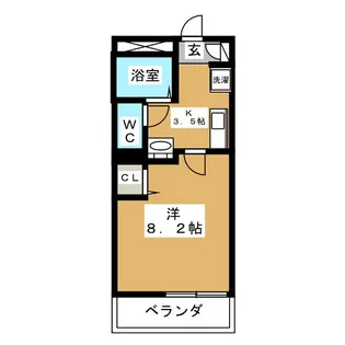 リブリ・オルタンシアII【2階】の間取り