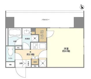 東京都渋谷区広尾5【マンション】の間取り