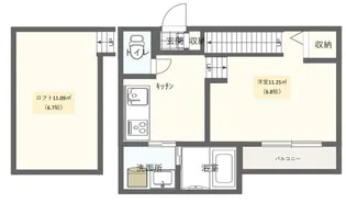 フォルシア渡鹿【2階】の間取り