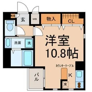 鳥居西アベニュー【2階】の間取り