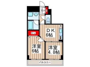 ハイツアルバ【4階】の間取り
