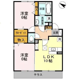 エコール・ド・セイワ【1階】の間取り