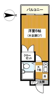 ドルフィン新杉田【1階】の間取り