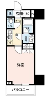 東京都北区王子2【マンション】の間取り