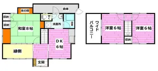 広島県呉市焼山中央3【一戸建】の間取り