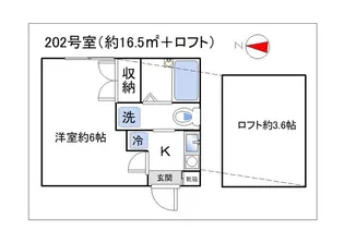 Zeal Nakano【2階】の間取り