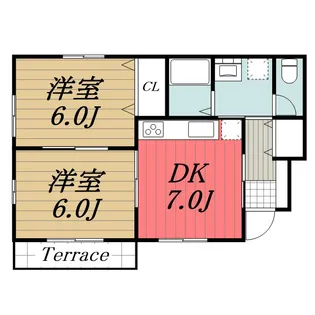 千葉県千葉市緑区誉田町1【アパート】の間取り