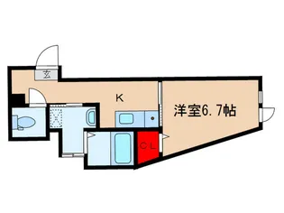ディアコート富士見台【2階】の間取り