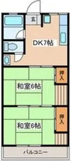 シティハイムエクセレント【2階】の間取り