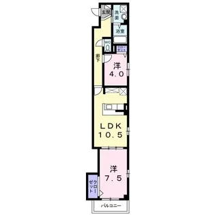 フラワーハウス II【2階】の間取り