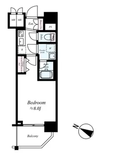 メインステージ駒込ラ・ヴェール【4階】の間取り