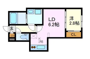愛知県名古屋市千種区今池5【マンション】の間取り