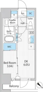 IPSE東京月島【6階】の間取り