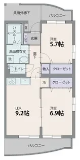 ベアテスPTMIII【3階】の間取り