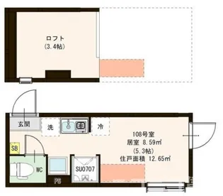 Park Terrace 富士見台【1階】の間取り