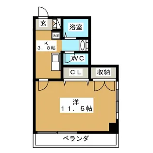 グランファミリア【1階】の間取り