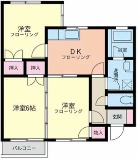 CLLエクセレンス相模台2【1階】の間取り