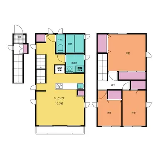 Cozyハウスの間取り