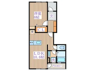 レギアガーデン【1階】の間取り