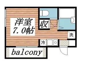 プランタン六町【2階】の間取り