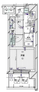 メインステージ川崎ウエスト【7階】の間取り